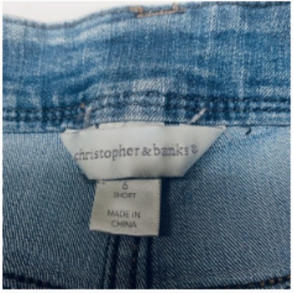 Christopher & Banks Jeans Size 6‎ Short - Picture 3 of 4